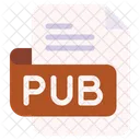 Pub M File Type File Format Icon