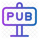 Pub Board Pub Food And Restaurant Icon