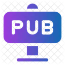 Pub Board Pub Food And Restaurant Icon