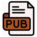 Pub M File Type File Format Icon