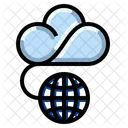Public Cloud Network Internet Icon