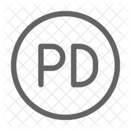 Public domain Icon - Download in Line Style