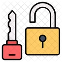 Public Key Padlock Icon