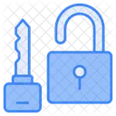 Public Key Padlock Icon