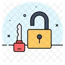 Public Key Padlock Icon