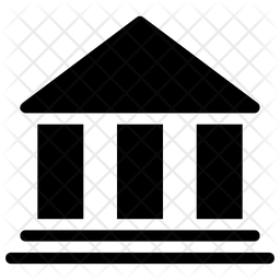 Public Library Icon - Download in Glyph Style