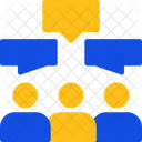 Public Opinion Popular Sentiment Mass Viewpoint Icon
