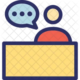 Public Speaker  Icon