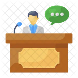 Public Speaker  Icon