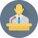 Public Speaker Male Icon