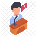 Public speaker  Icon