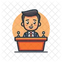 Speech Conference Speaker Icon