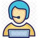 Public Speaker Communication Presentation Icon