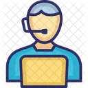 Public Speaker Communication Presentation Icon
