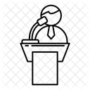 Public Speaker Icon