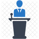 Public Speaker Speech Icon