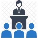 Public Speaker Speech Icon