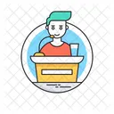 Public Speaker Speech Icon
