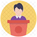 Speaker Orator Speechmaker Icon