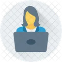 Public Speaker Female Icon