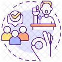 Public Speaker Presentation Icon