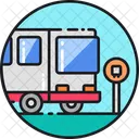 Public Transport Bus Station Bus Stop Icon