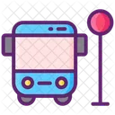 Public Transport Bus Station Bus Icon