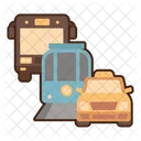 Public Transport Train Car Icon