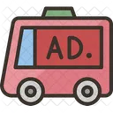 Publicidad Autobus Banner Icon