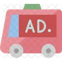 Publicidad Autobus Banner Icon