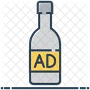 Publicidad de botella de bebida  Icon