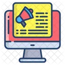 Anuncio De Computadora Icon