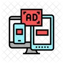 Anuncio Ordenador Telefono Icono