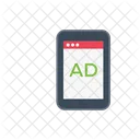 Anuncios Marketing Medios Icono