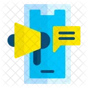 Publicidad Movil Promocion Movil Compartir Icono