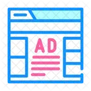 Publicidade on-line  Ícone