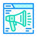 Publicidade on-line  Ícone