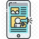 Publicite Mobile Marketing Mobile Icon