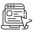 Annonce pop-up  Icône