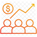 Publico Valor Stock Icono