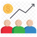 Publico Valor Stock Icono