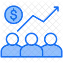 Publico Valor Stock Icono