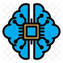 Intelligence Artificielle Technologie Robot Icon