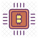 Puce Bitcoin  Icône