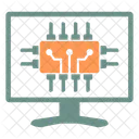 Puce Informatique Il Puce Electronique Icône