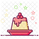 Pudding Dessert Sweet Food Icon