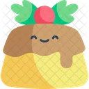 Pudding Kawaii Christmas Icon