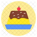 Pudding Jelly Cake Dessert Icon