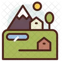 Pueblo Rural Naturaleza Icon