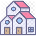 Pueblo Casas Casas Icono